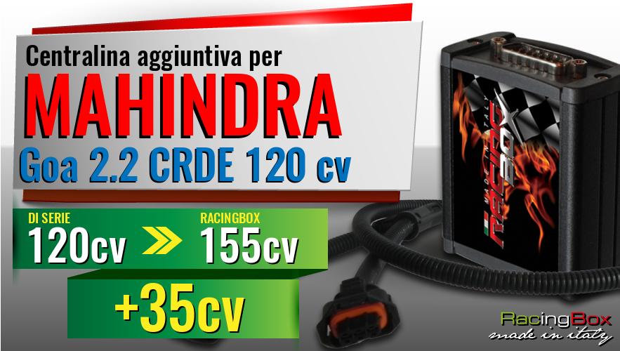 Centralina aggiuntiva Mahindra Goa 2.2 CRDE 120 cv incremento di potenza
