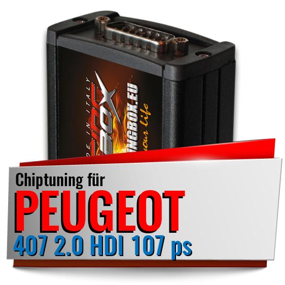 Chiptuning Peugeot 407 2.0 HDI 107 ps