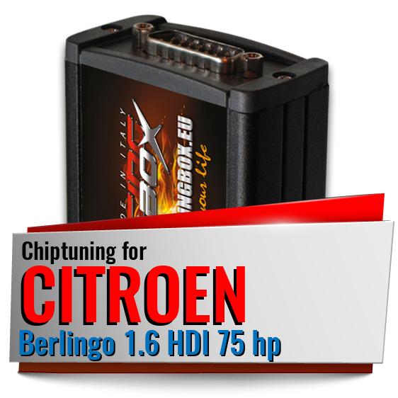 Chiptuning Citroen Berlingo 1.6 HDI 75 hp