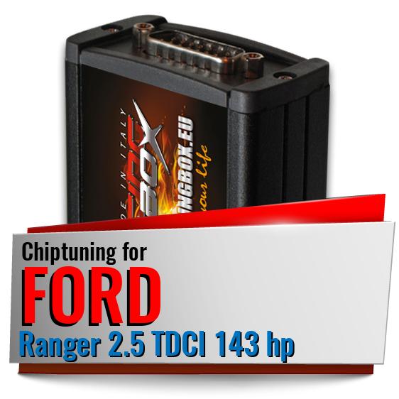 Chiptuning Ford Ranger 2.5 TDCI 143 hp