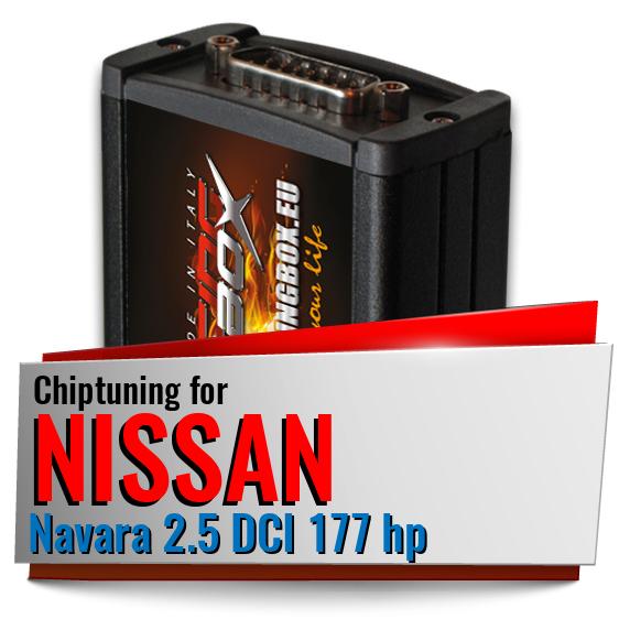 Chiptuning Nissan Navara 2.5 DCI 177 hp