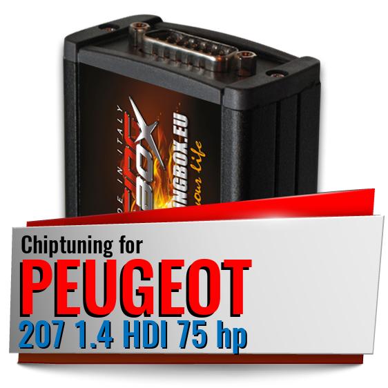 Chiptuning Peugeot 207 1.4 HDI 75 hp