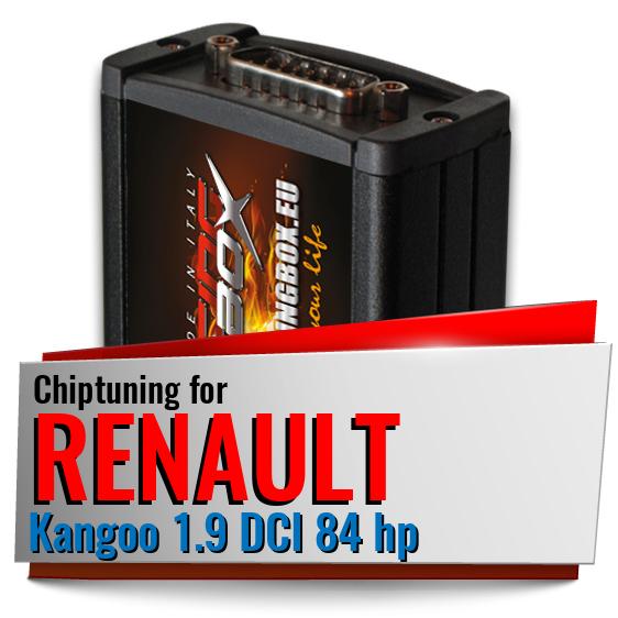 Chiptuning Renault Kangoo 1.9 DCI 84 hp
