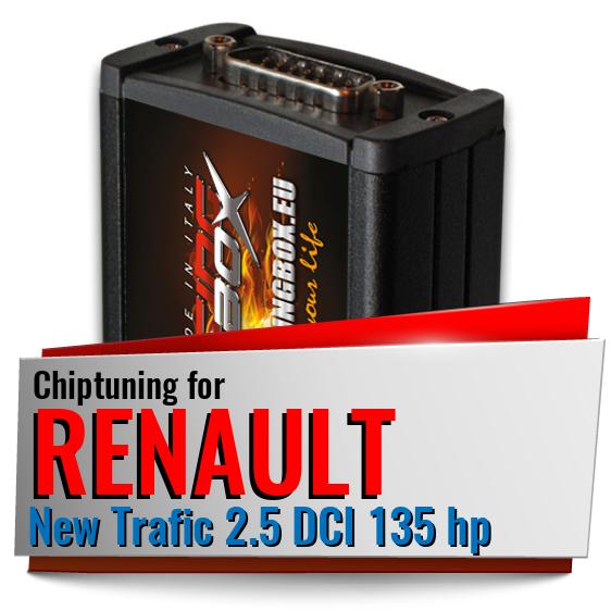 Chiptuning Renault New Trafic 2.5 DCI 135 hp