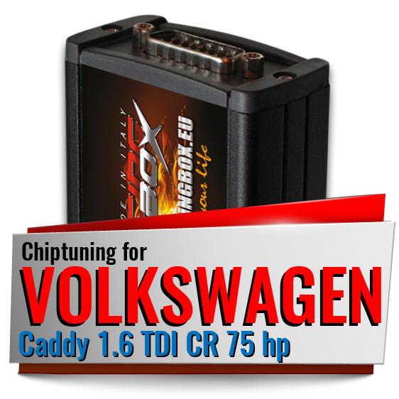 Chiptuning Volkswagen Caddy 1.6 TDI CR 75 hp