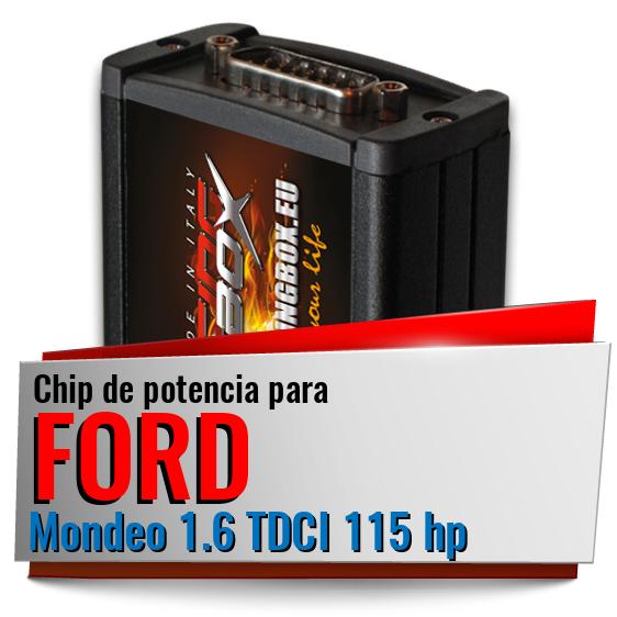 Chip de potencia Ford Mondeo 1.6 TDCI 115 hp