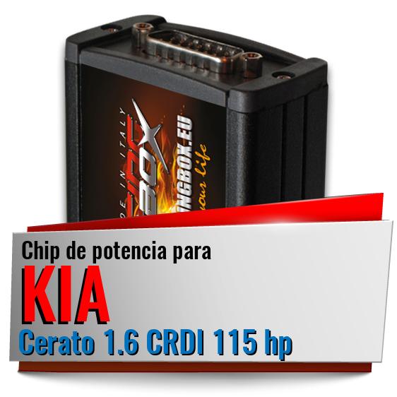 Chip de potencia Kia Cerato 1.6 CRDI 115 hp