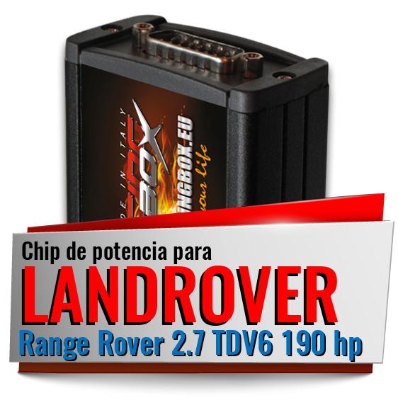 Chip de potencia Landrover Range Rover 2.7 TDV6 190 hp
