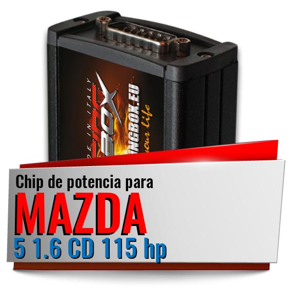 Chip de potencia Mazda 5 1.6 CD 115 hp