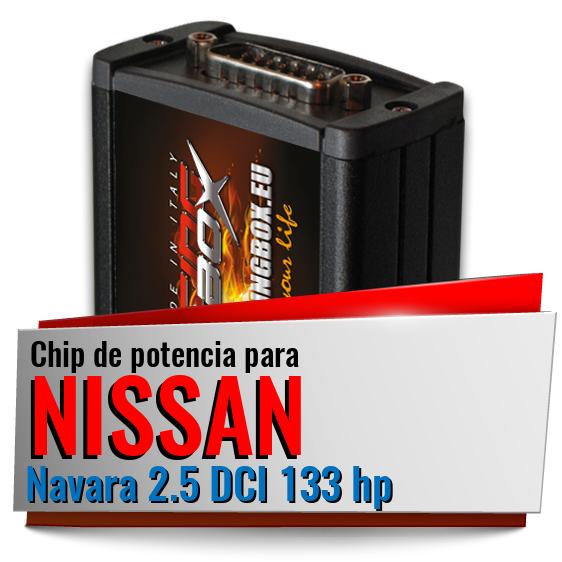 Chip de potencia Nissan Navara 2.5 DCI 133 hp
