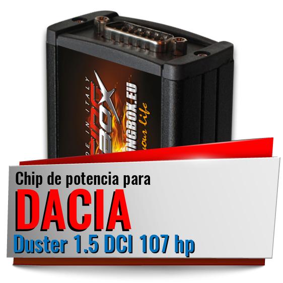 Chip de potencia Dacia Duster 1.5 DCI 107 hp
