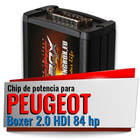 Chip de potencia Peugeot Boxer 2.0 HDI 84 hp
