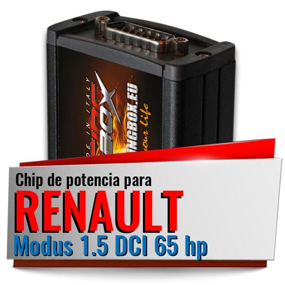 Chip de potencia Renault Modus 1.5 DCI 65 hp