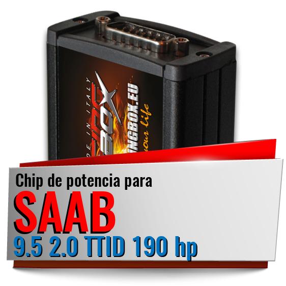 Chip de potencia Saab 9.5 2.0 TTID 190 hp
