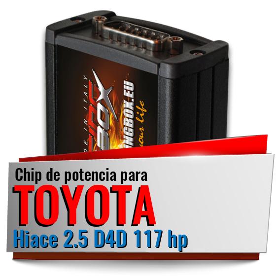 Chip de potencia Toyota Hiace 2.5 D4D 117 hp