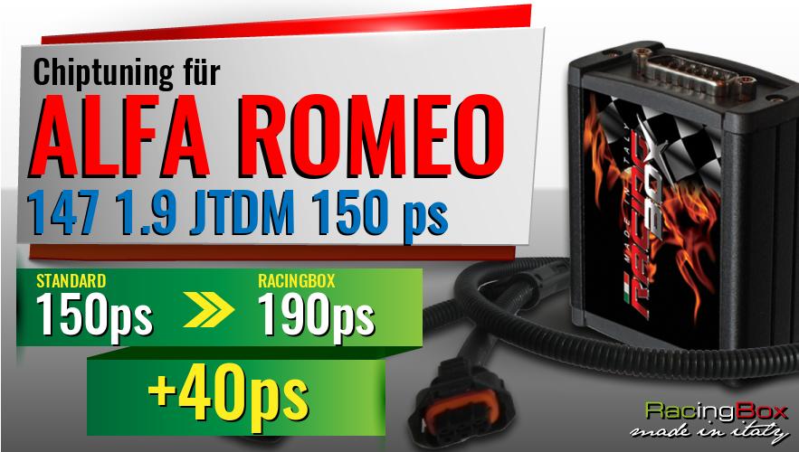 Chiptuning Alfa Romeo 147 1.9 JTDM 150 ps Leistungssteigerung