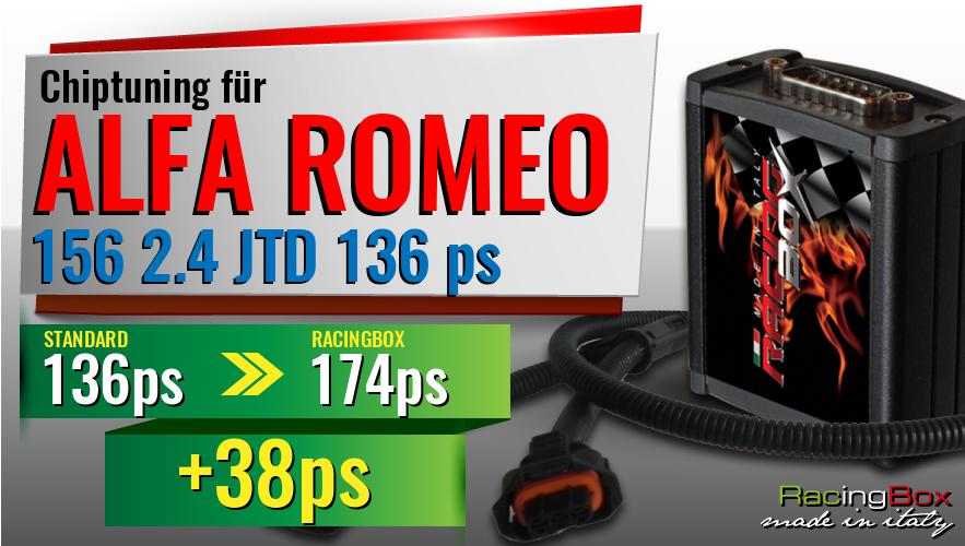 Chiptuning Alfa Romeo 156 2.4 JTD 136 ps Leistungssteigerung