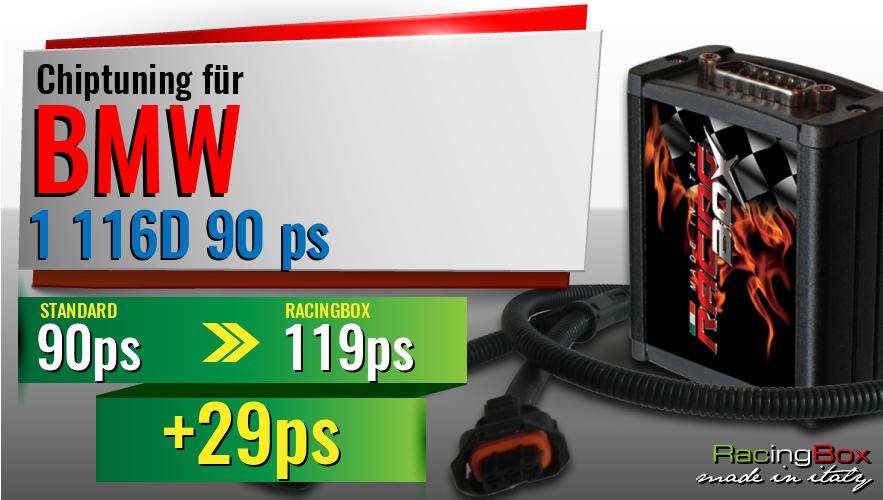 Chiptuning Bmw 1 116D 90 ps Leistungssteigerung