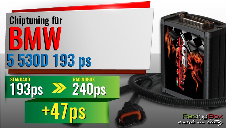 Chiptuning Bmw 5 530D 193 ps Leistungssteigerung