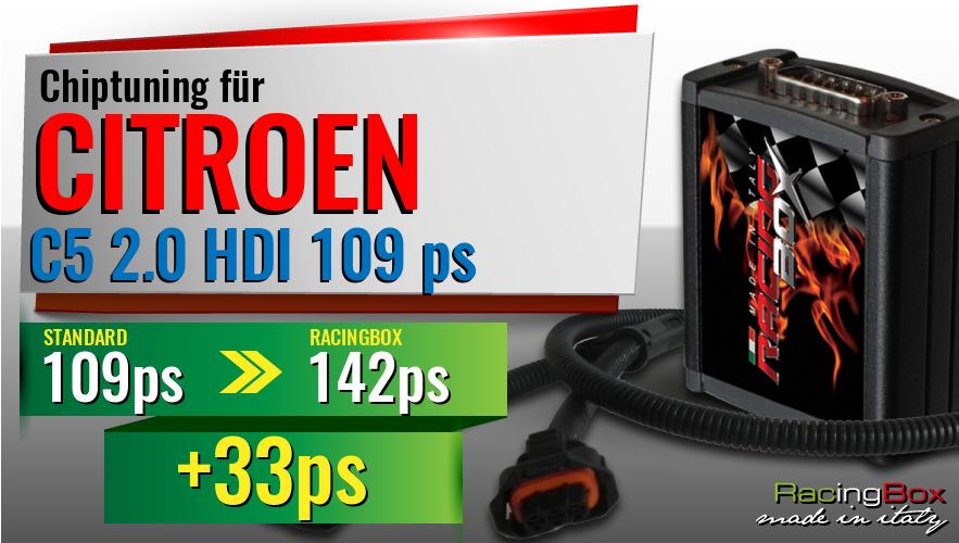 Chiptuning Citroen C5 2.0 HDI 109 ps Leistungssteigerung