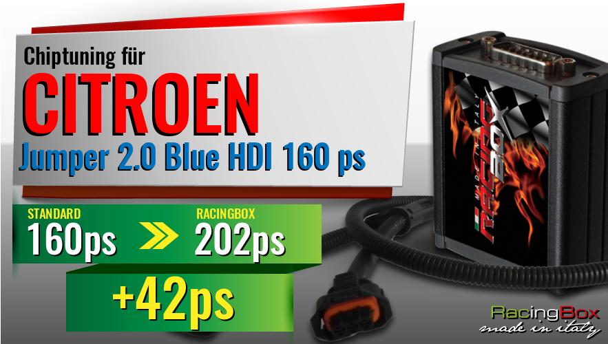 Chiptuning Citroen Jumper 2.0 Blue HDI 160 ps Leistungssteigerung