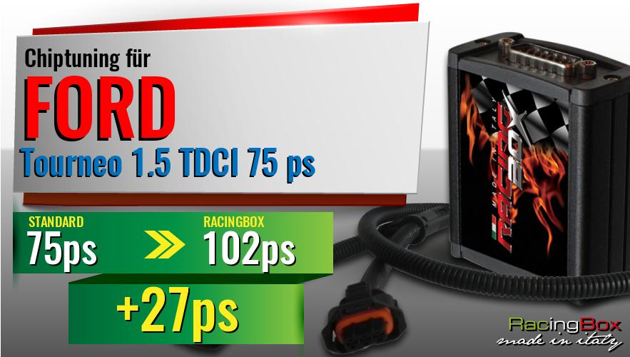 Chiptuning Ford Tourneo 1.5 TDCI 75 ps Leistungssteigerung