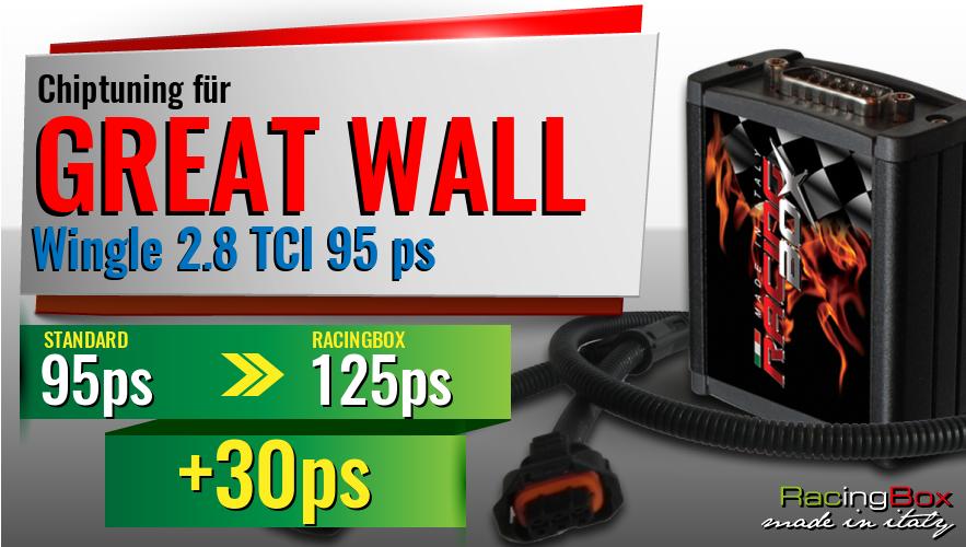 Chiptuning Great Wall Wingle 2.8 TCI 95 ps Leistungssteigerung