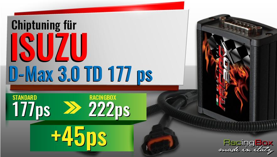 Chiptuning Isuzu D-Max 3.0 TD 177 ps Leistungssteigerung