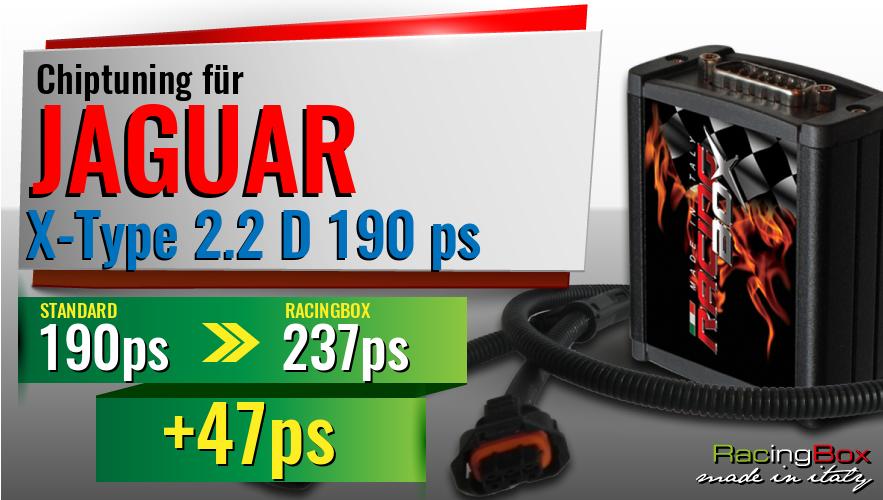 Chiptuning Jaguar X-Type 2.2 D 190 ps Leistungssteigerung