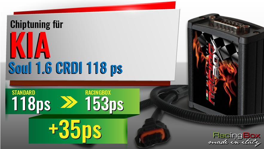 Chiptuning Kia Soul 1.6 CRDI 118 ps Leistungssteigerung