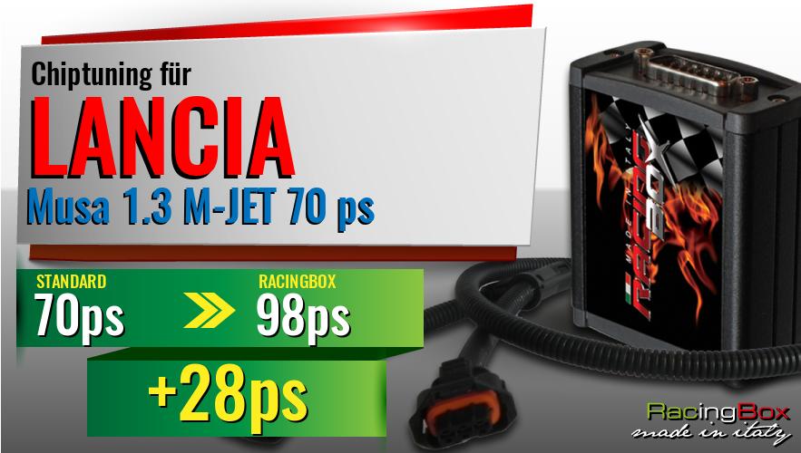 Chiptuning Lancia Musa 1.3 M-JET 70 ps Leistungssteigerung