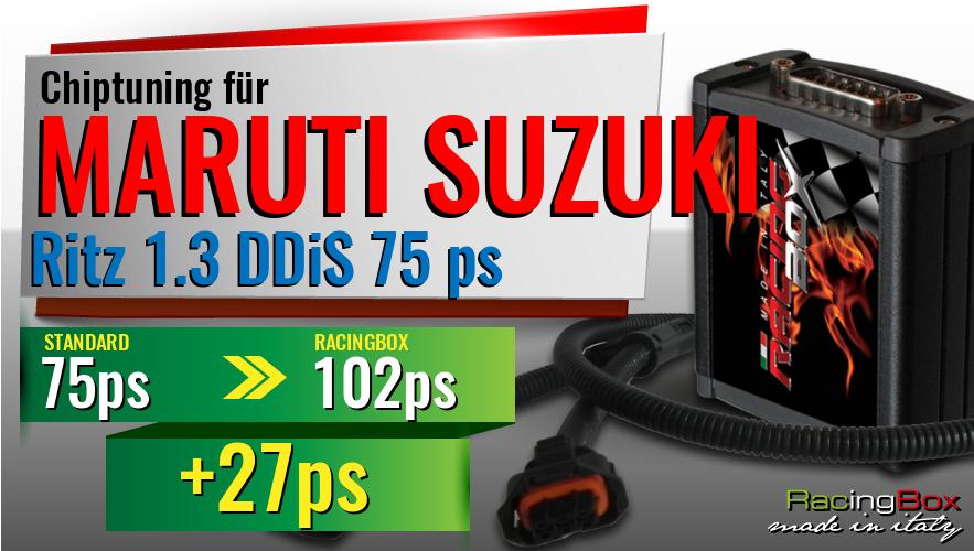 Chiptuning Maruti Suzuki Ritz 1.3 DDiS 75 ps Leistungssteigerung