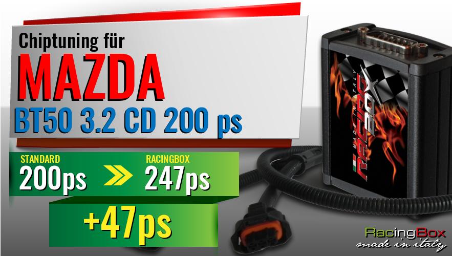 Chiptuning Mazda BT50 3.2 CD 200 ps Leistungssteigerung
