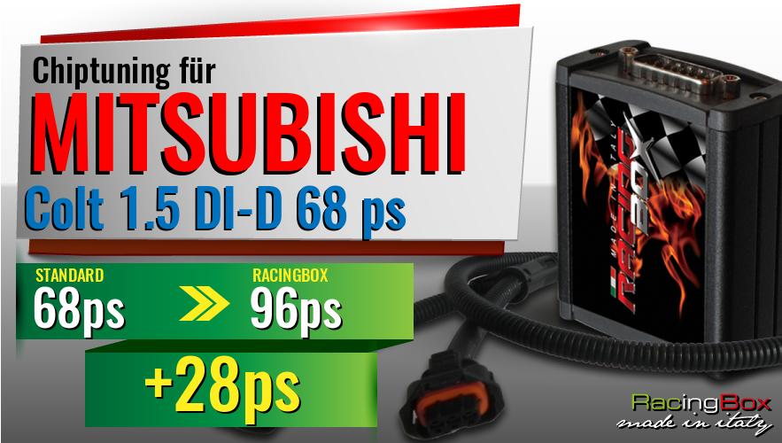Chiptuning Mitsubishi Colt 1.5 DI-D 68 ps Leistungssteigerung