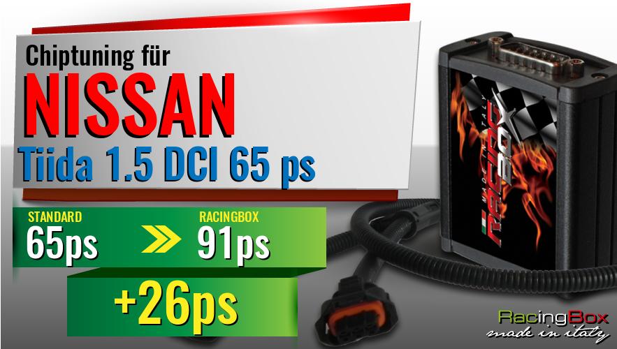 Chiptuning Nissan Tiida 1.5 DCI 65 ps Leistungssteigerung