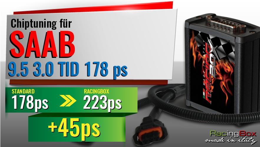 Chiptuning Saab 9.5 3.0 TID 178 ps Leistungssteigerung