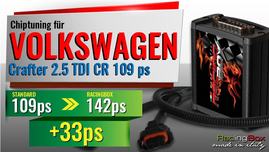 Chiptuning Volkswagen Crafter 2.5 TDI CR 109 ps Leistungssteigerung