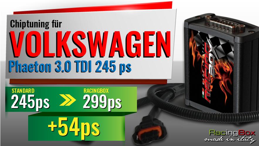Chiptuning Volkswagen Phaeton 3.0 TDI 245 ps Leistungssteigerung