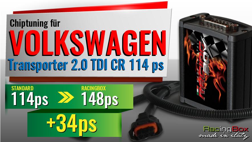 Chiptuning Volkswagen Transporter 2.0 TDI CR 114 ps Leistungssteigerung