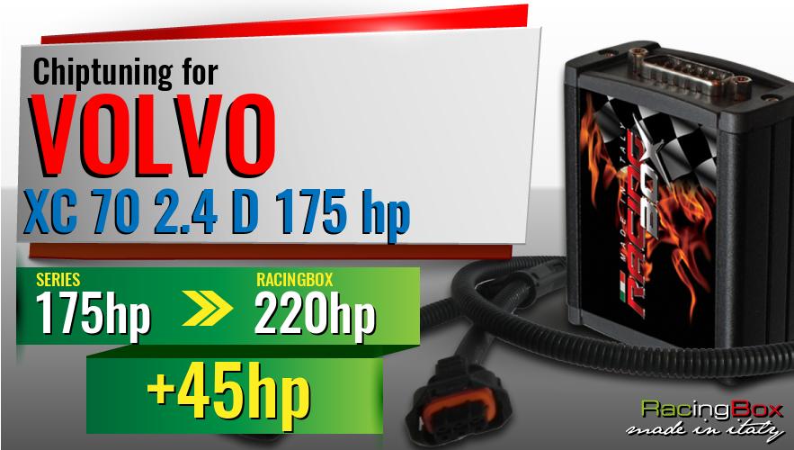 Chiptuning Volvo XC 70 2.4 D 175 hp power increase