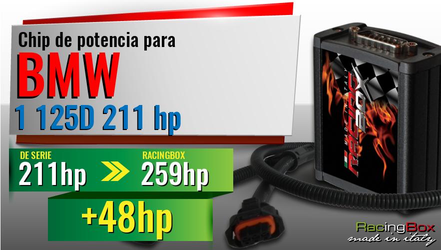 Chip de potencia Bmw 1 125D 211 hp aumento de potencia