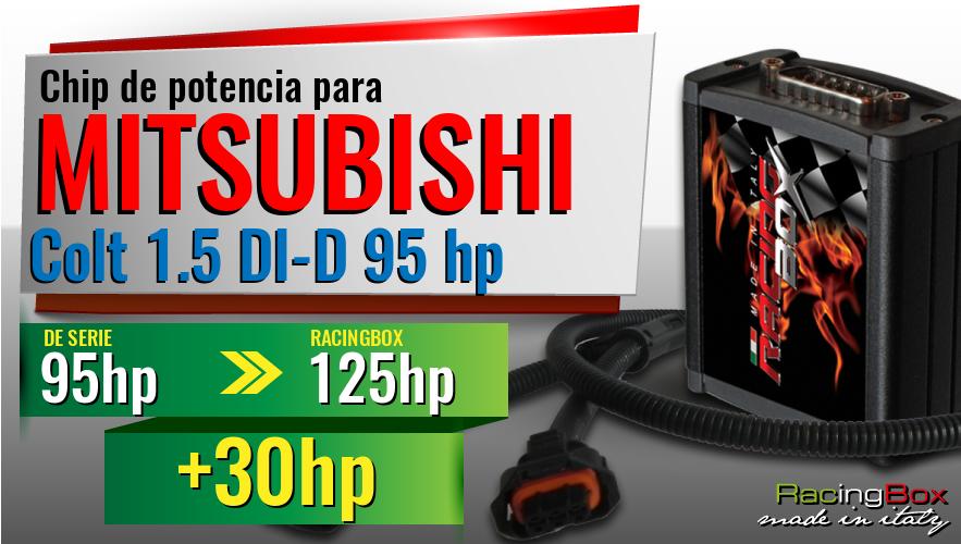 Chip de potencia Mitsubishi Colt 1.5 DI-D 95 hp aumento de potencia
