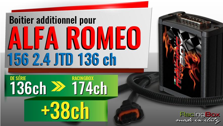 Boitier additionnel Alfa Romeo 156 2.4 JTD 136 ch augmentation de puissance