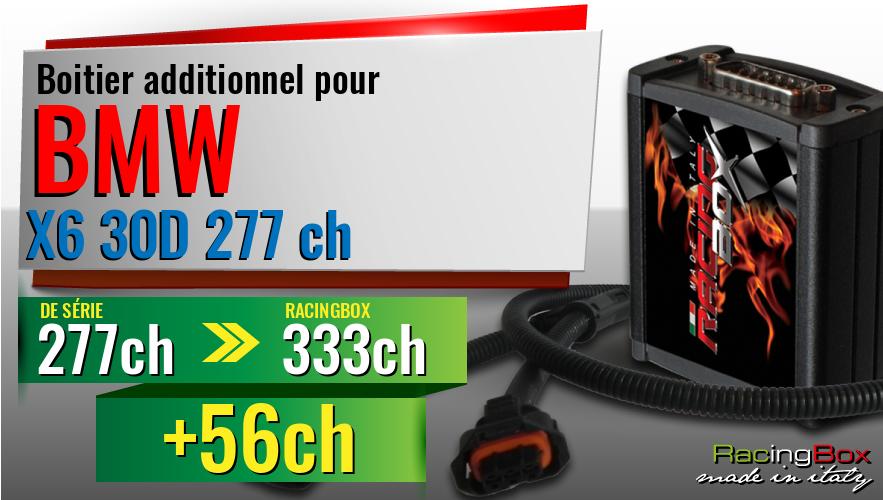 Boitier additionnel Bmw X6 30D 277 ch augmentation de puissance