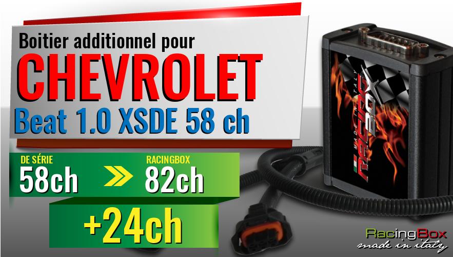 Boitier additionnel Chevrolet Beat 1.0 XSDE 58 ch augmentation de puissance