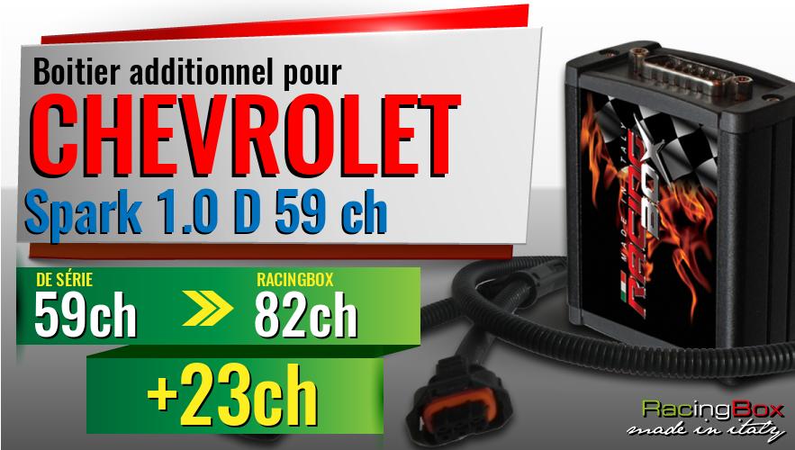 Boitier additionnel Chevrolet Spark 1.0 D 59 ch augmentation de puissance