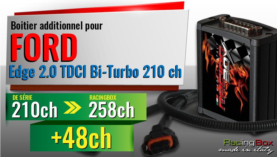 Boitier additionnel Ford Edge 2.0 TDCI Bi-Turbo 210 ch augmentation de puissance