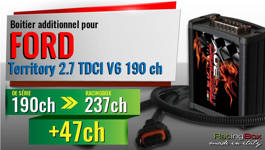 Boitier additionnel Ford Territory 2.7 TDCI V6 190 ch augmentation de puissance