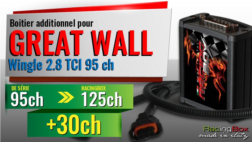 Boitier additionnel Great Wall Wingle 2.8 TCI 95 ch augmentation de puissance