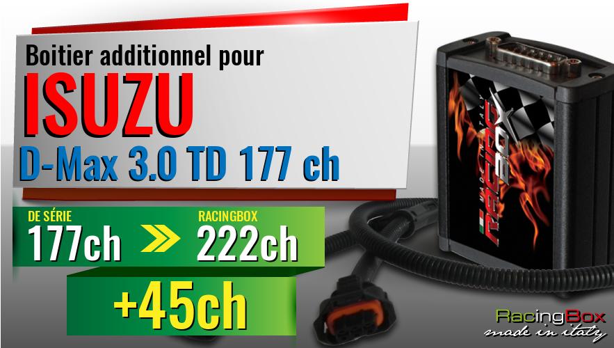 Boitier additionnel Isuzu D-Max 3.0 TD 177 ch augmentation de puissance